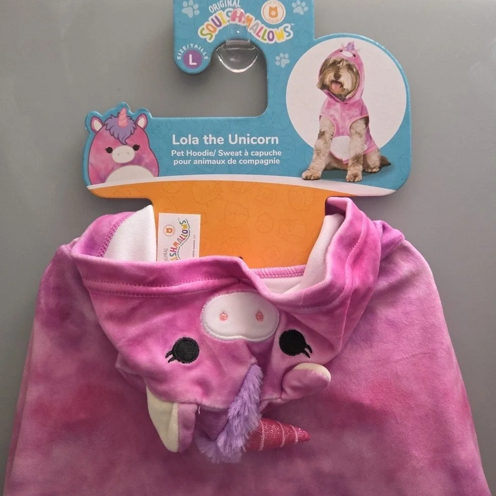 Squishmallows Lola The Unicorn Dog Full Body Costume Size‎ Large New